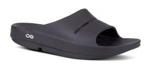 Oofos OOahh Slide Sandal Sandalen Heren Zwart | 372915JWV