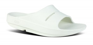 Oofos OOahh Slide Sandal Sandalen Heren Grijs | 038194EJG