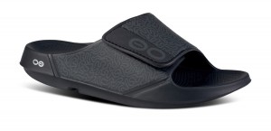 Oofos OOahh Sport Flex Sandal Sandalen Dames Zwart | 341578VON