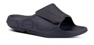 Oofos OOahh Sport Flex Sandal Sandalen Heren Zwart | 356297JPV