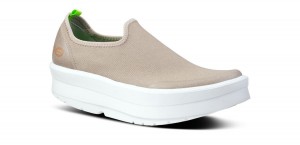 Oofos OOmega eeZee Low Shoe Schoenen Dames Wit | 238741EXP