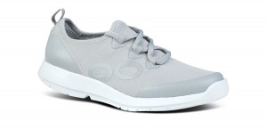 Oofos OOmg Sport LS Low Shoe Schoenen Dames Wit Grijs | 678901ZWH