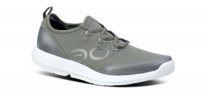 Oofos OOmg Sport LS Low Shoe Schoenen Dames Wit Olijfgroen | 491035BEW