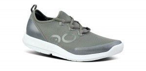 Oofos OOmg Sport LS Low Shoe Schoenen Heren Wit Olijfgroen | 210786KTZ