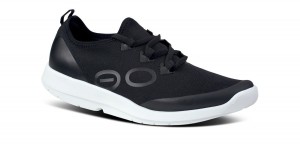 Oofos OOmg Sport LS Low Shoe Schoenen Heren Wit Zwart | 021637ECF