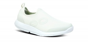 Oofos OOmg Sport Low Shoe Schoenen Dames Wit Grijs | 485267OTN