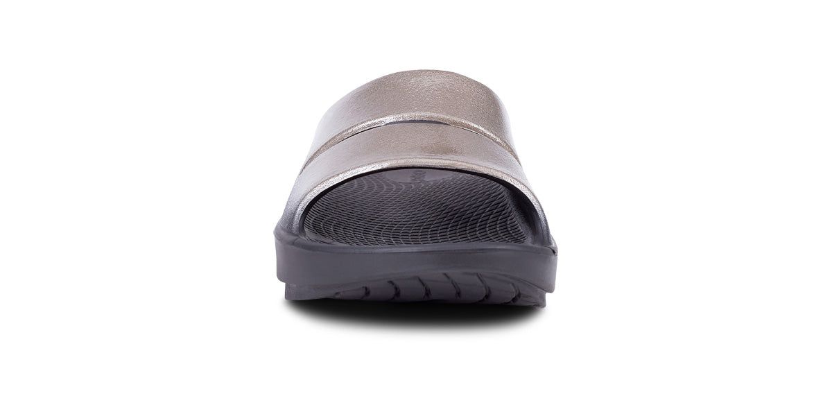 Oofos OOahh Luxe Slide Sandal Sandalen Dames Latte | 472190TNL