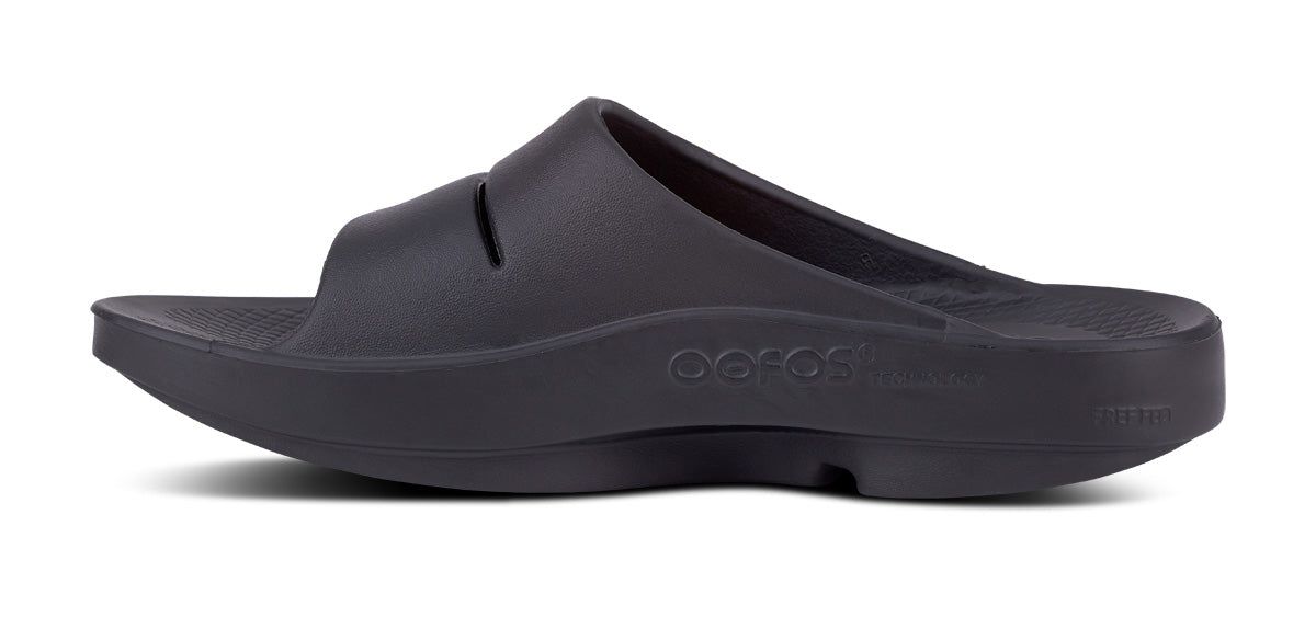 Oofos OOahh Slide Sandal Sandalen Heren Zwart | 372915JWV