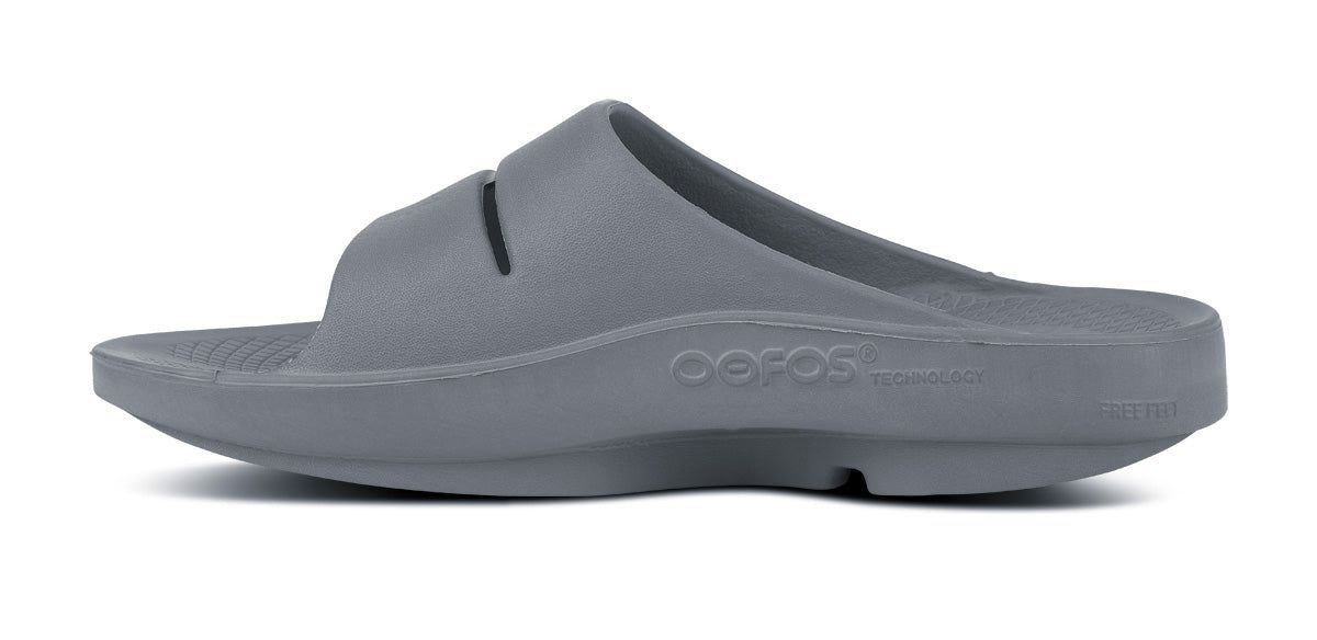 Oofos OOahh Slide Sandal Sandalen Heren Slate | 760245BUC