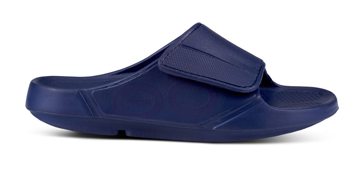 Oofos OOahh Sport Flex Sandal Sandalen Dames Donkerblauw | 301462RLN