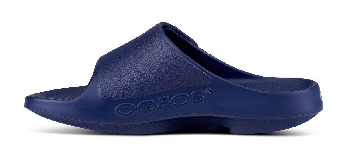 Oofos OOahh Sport Flex Sandal Sandalen Dames Donkerblauw | 301462RLN