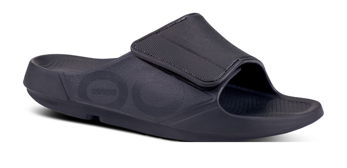 Oofos OOahh Sport Flex Sandal Sandalen Dames Zwart | 875394KGZ