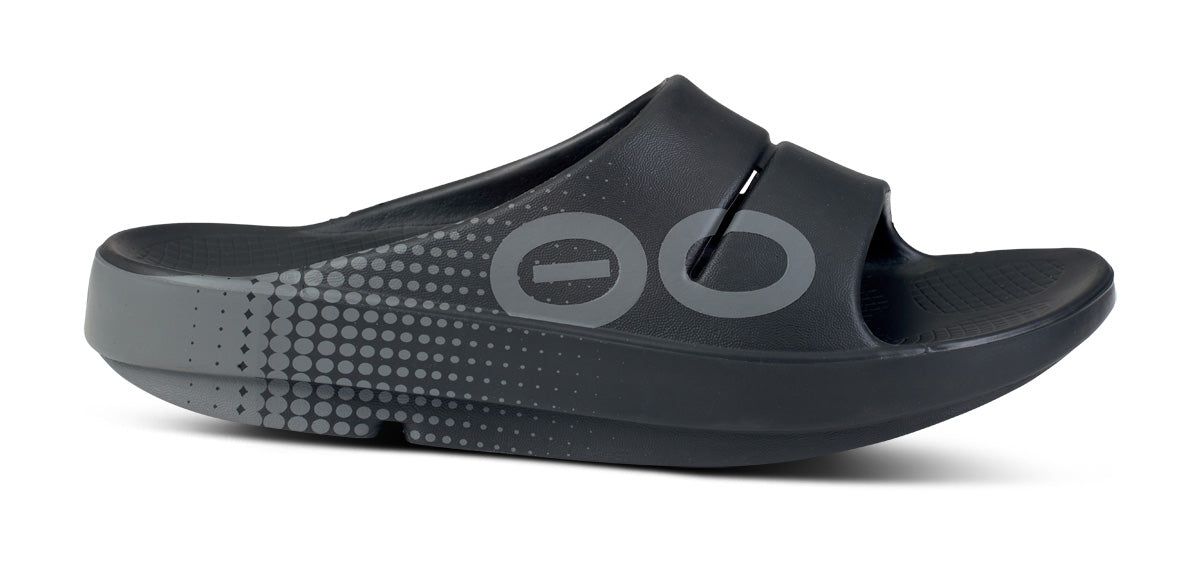 Oofos OOahh Sport Slide Sandal Sandalen Heren Zwart | 951430EFT