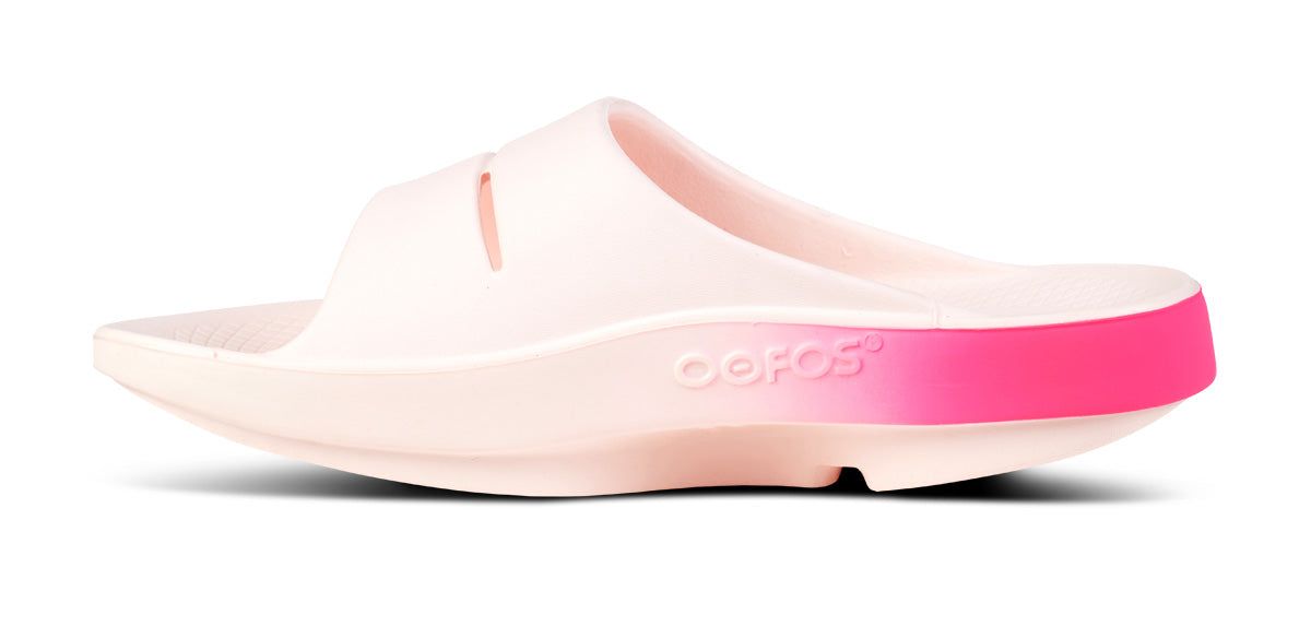 Oofos OOahh Sport Slide Sandal Sandalen Dames Roze Roze | 950386EAR