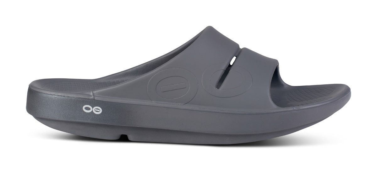 Oofos OOahh Sport Slide Sandal Sandalen Heren Donker | 198237GOL