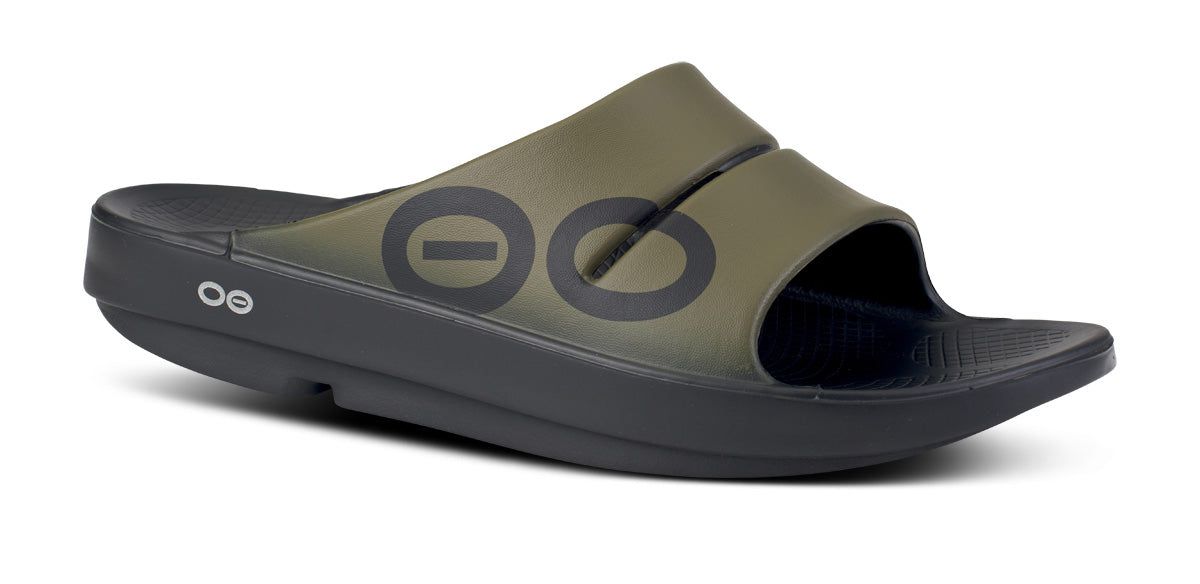 Oofos OOahh Sport Slide Sandal Sandalen Dames Groen | 135482RZV