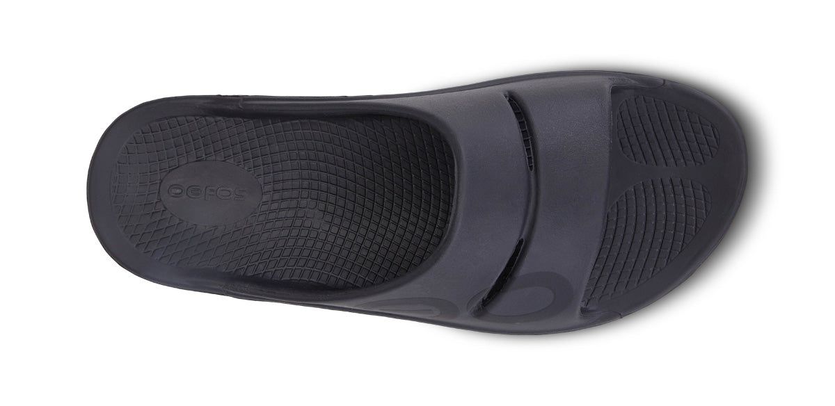 Oofos OOahh Sport Slide Sandal Sandalen Heren Zwart | 879632SGU