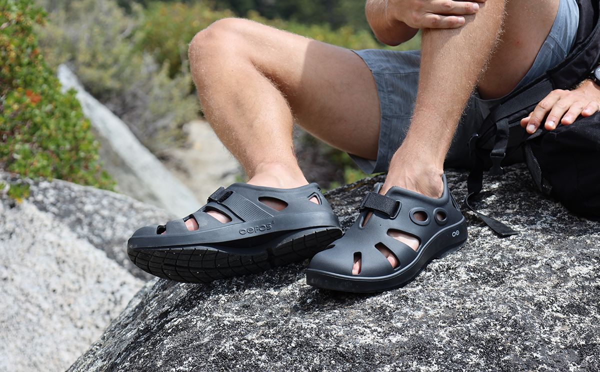 Oofos OOcandoo Sandal Sandalen Heren Zwart | 642709ABM