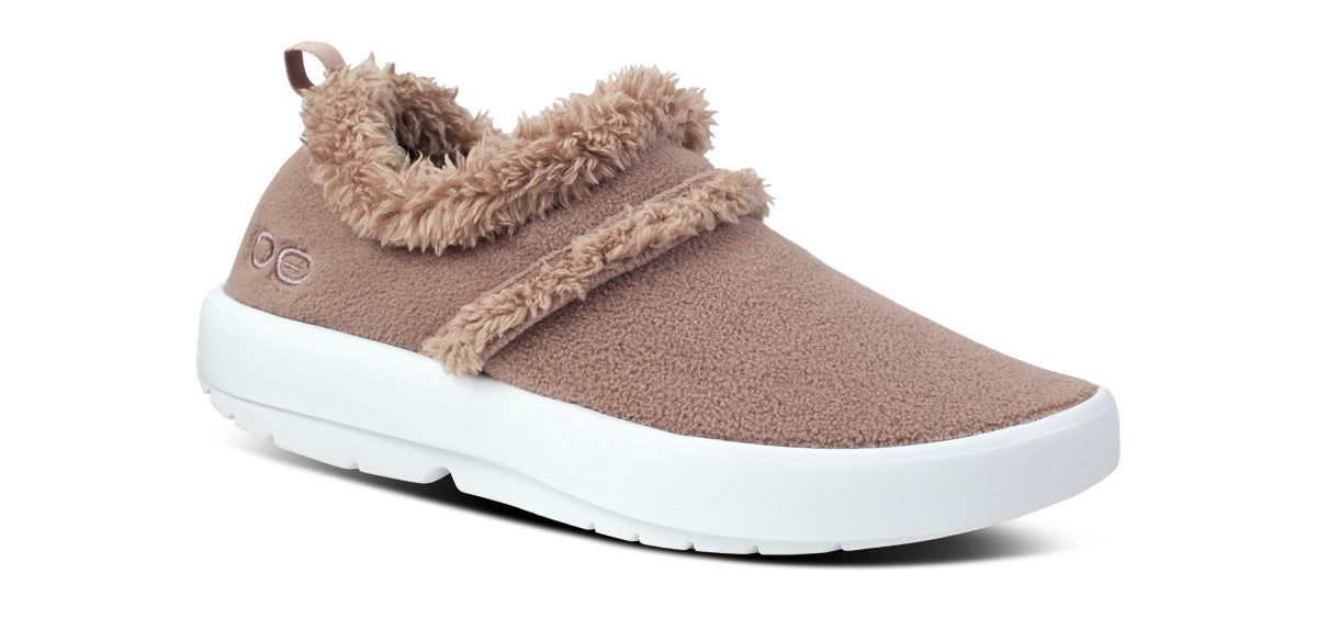 Oofos OOcoozie Low Shoe Pantoffels Dames Chocola | 615039BKQ