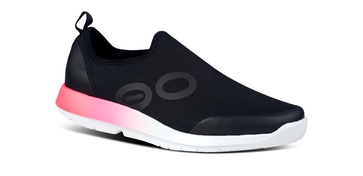 Oofos OOmg Sport Low Shoe Schoenen Dames Roze Zwart | 812735GAB