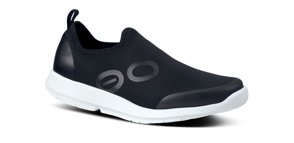 Oofos OOmg Sport Low Shoe Schoenen Dames Wit Zwart | 764019KNO