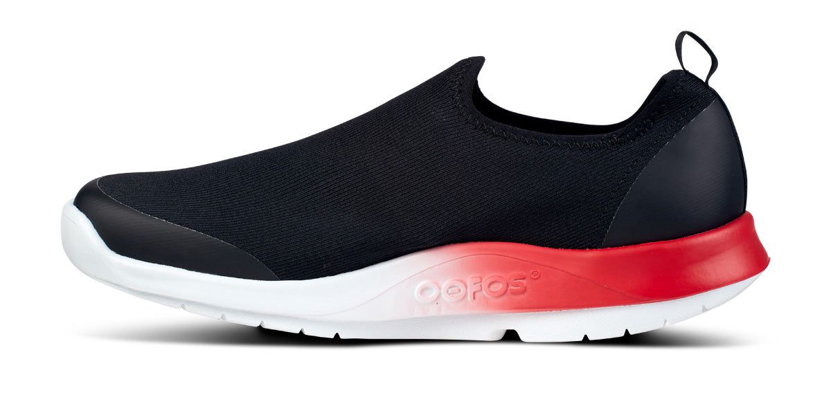 Oofos OOmg Sport Low Shoe Schoenen Heren Zwart | 215943PYQ