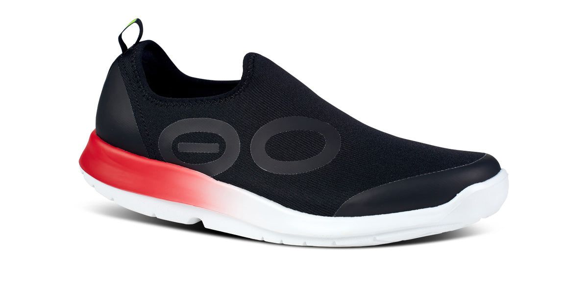 Oofos OOmg Sport Low Shoe Schoenen Heren Zwart | 215943PYQ