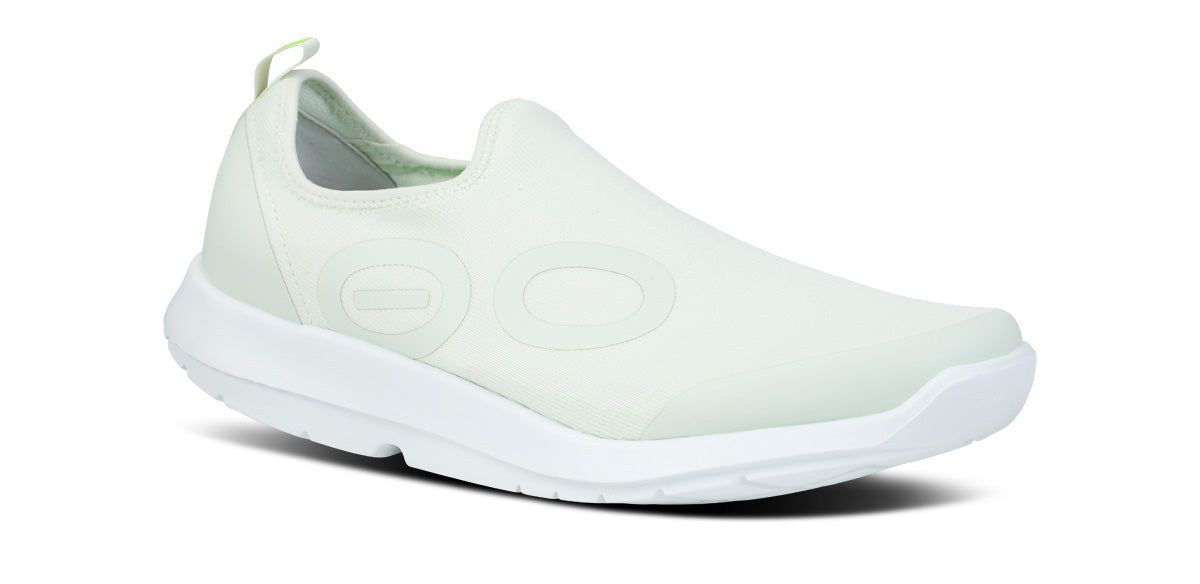 Oofos OOmg Sport Low Shoe Schoenen Heren Wit Grijs | 460792FIN