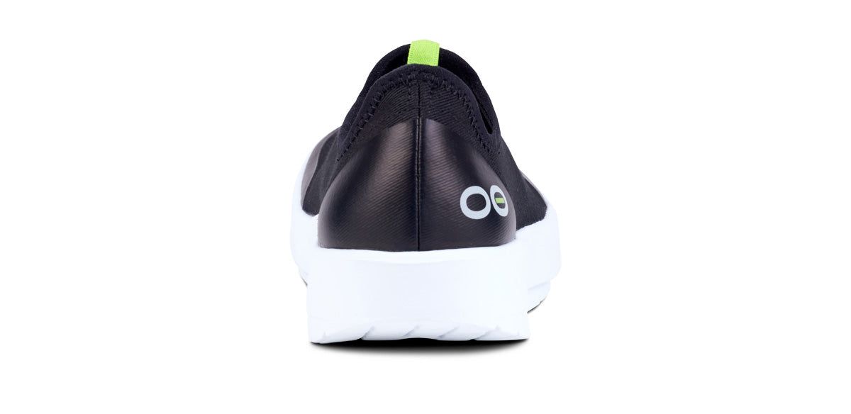 Oofos OOmg eeZee Low Shoe Schoenen Dames Wit Zwart | 714308QBV